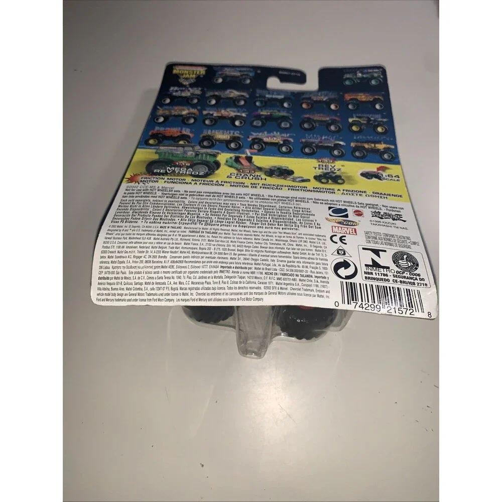 2002 HOT WHEELS MONSTER JAM YU-GI-OH! TRUCK- Metal Collection  (Sealed)
